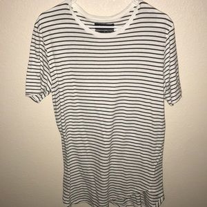 Pacsun striped scallop shirt